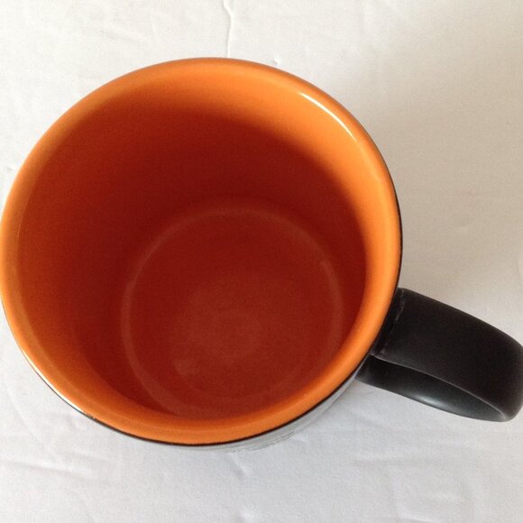 Starbucks Brew Drip Venti Black Orange Cup Mug 2007 12 Oz Tea Coffee Hot Drinks - Picture 4 of 4